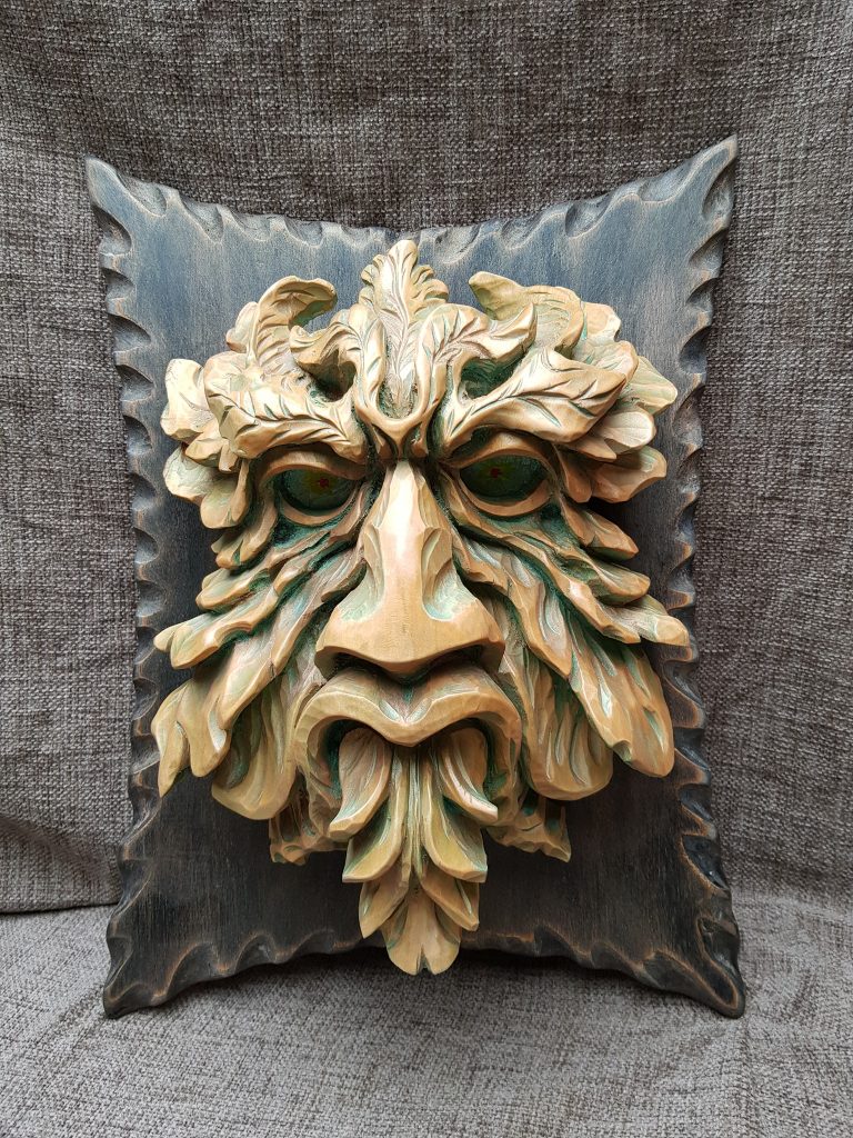 The Green Man's Heir in Lime