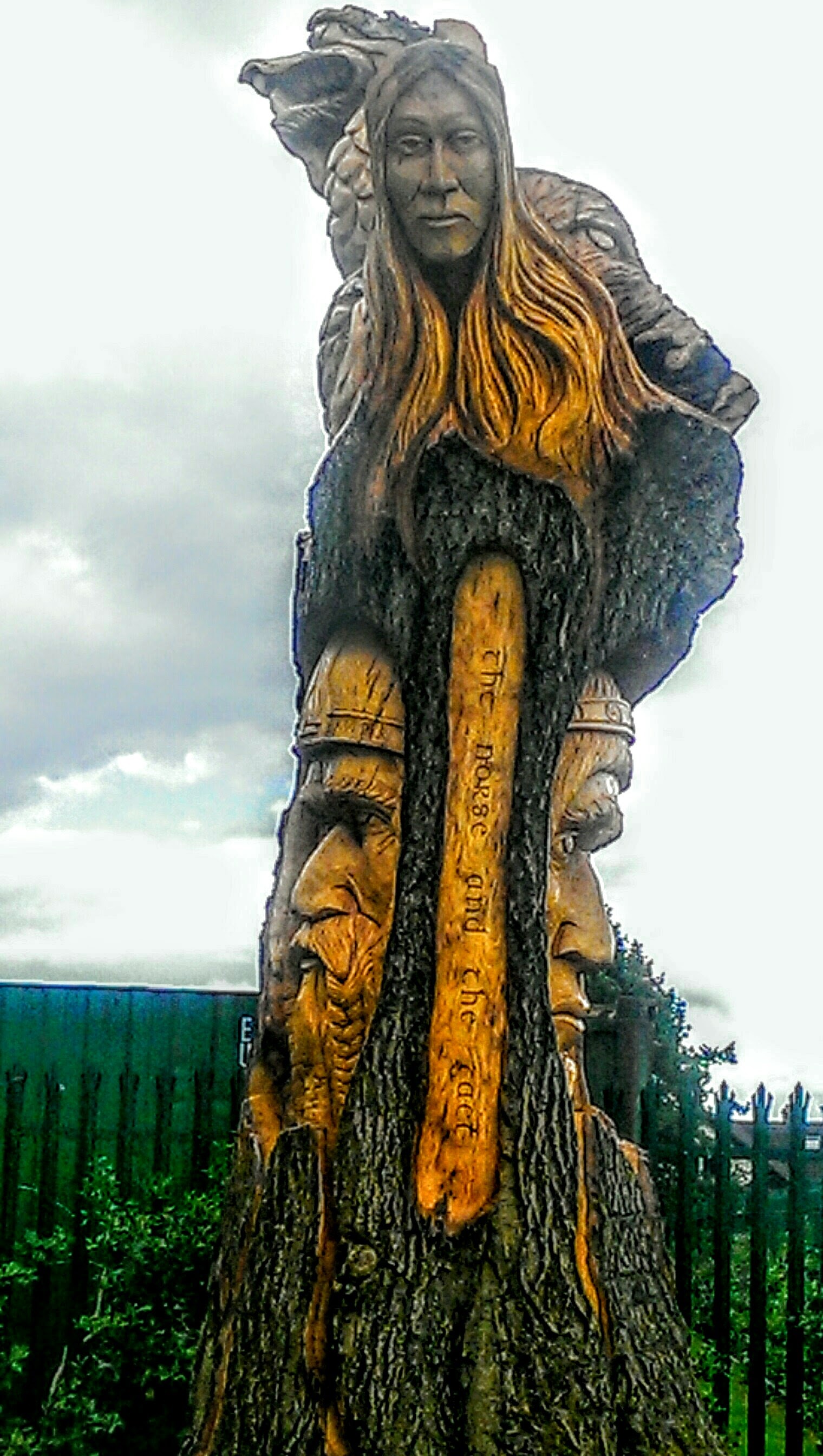 Mullingar Town Park Carving