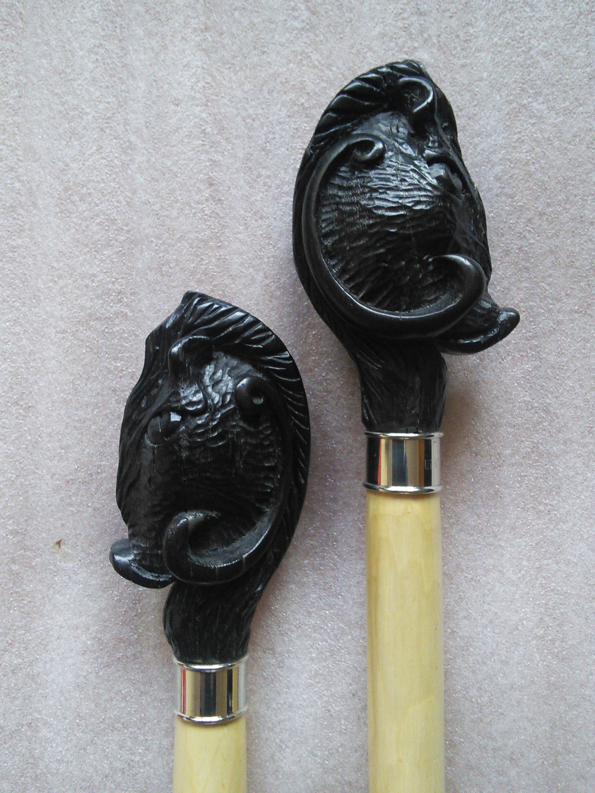 Celtic Boar Head Staffs