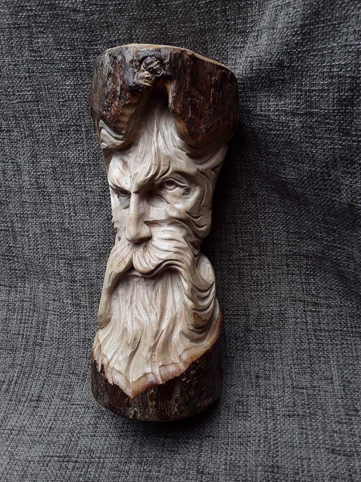 Wood Spirit in Lime